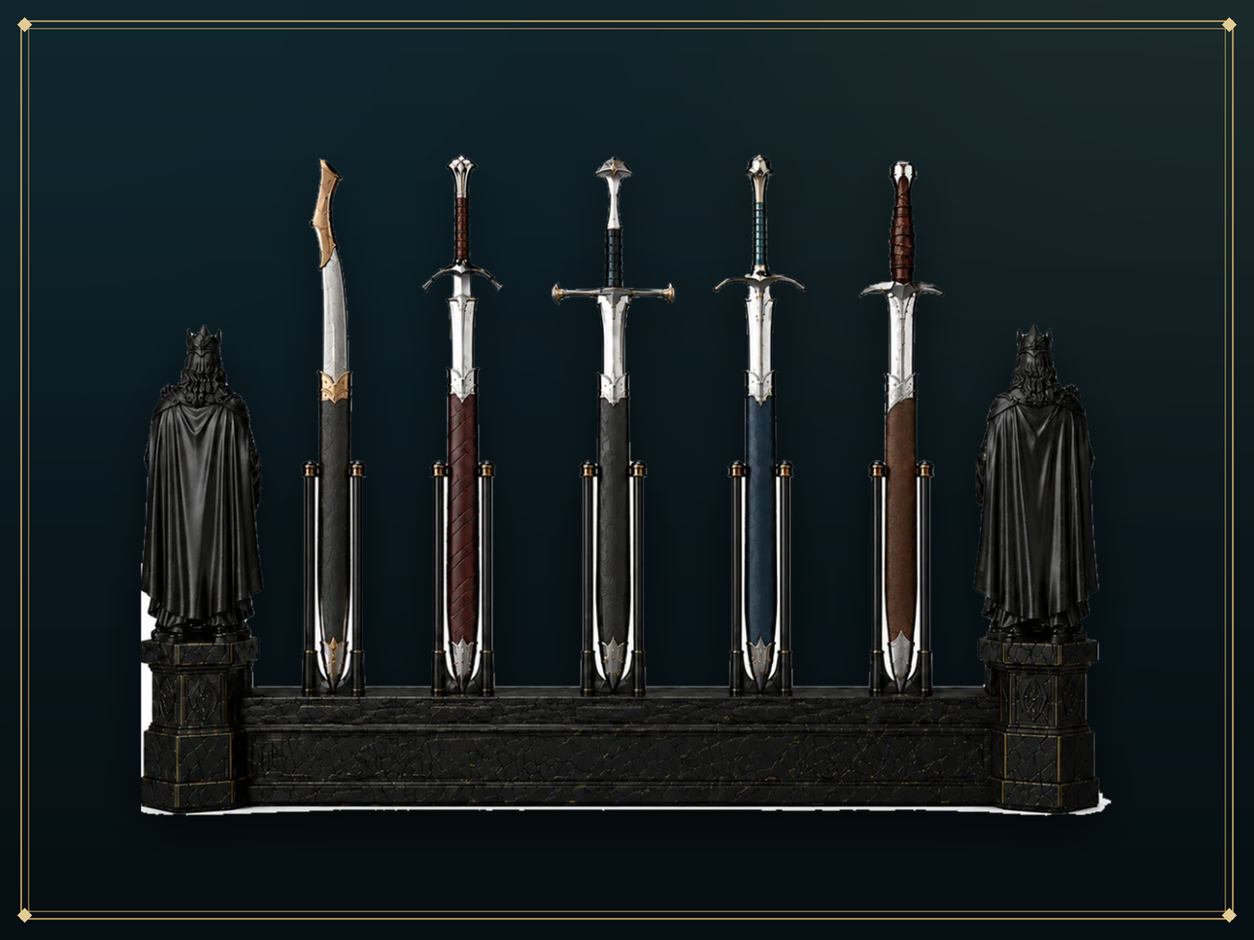 Iron Vow Collector's Dagger Set & Display Stand